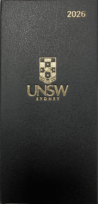 UNSW 2026 Diary Slimline Week to View
