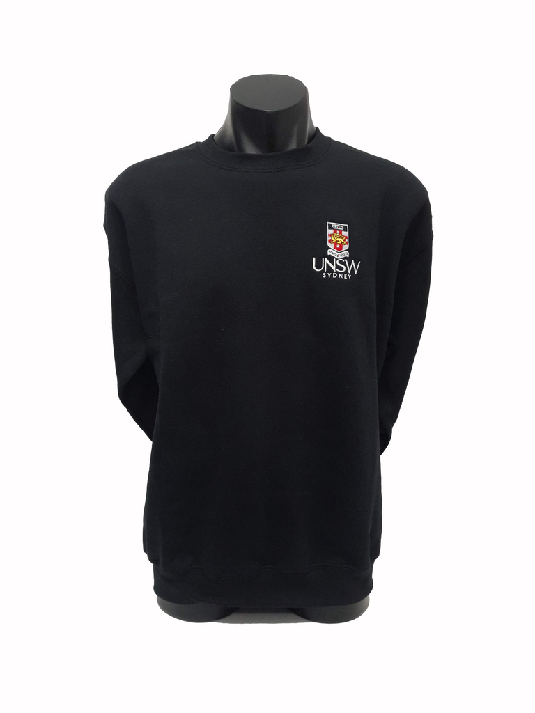 UNSW Embroidered Crew Sweatshirt - Black