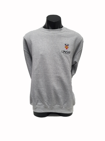 UNSW Embroidered Crew Sweatshirt - Grey