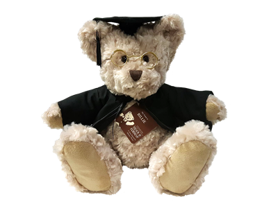 Graduate Bear - Large Brown with Glasses