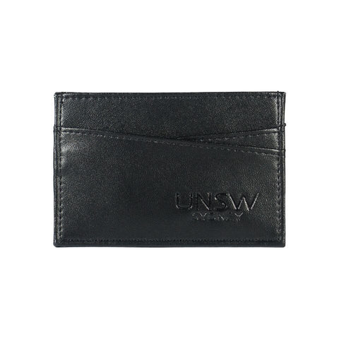 UNSW Embossed Leather Credit Card Wallet