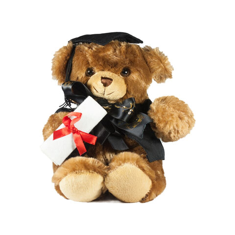 Graduate Bear - Medium Brown