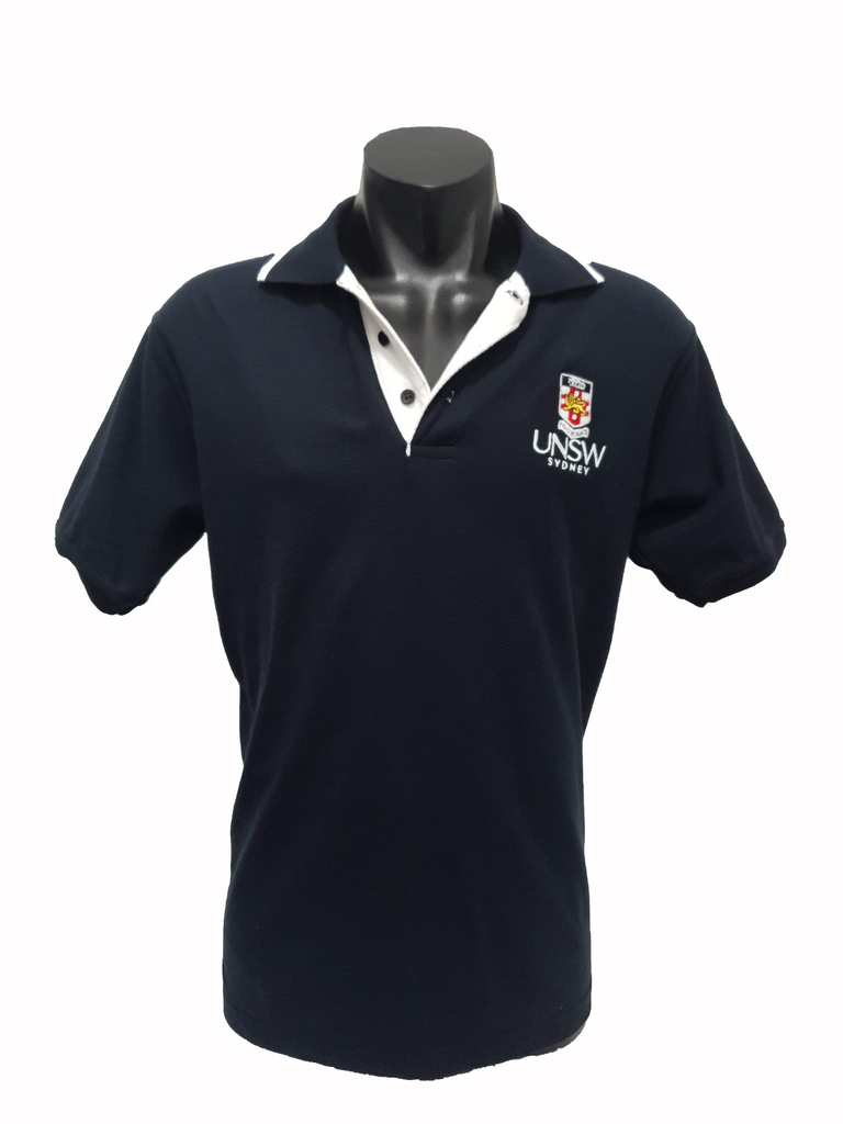 UNSW Men's Polo Shirt Pique - Navy