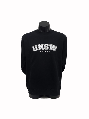 UNSW Varsity Crew Sweatshirt - Black