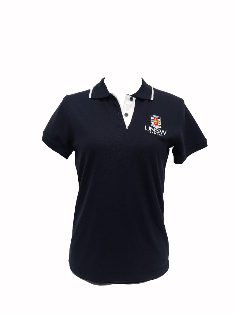 UNSW Women's Polo Shirt Pique - Navy