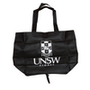 UNSW Black Zippered Tote Bag